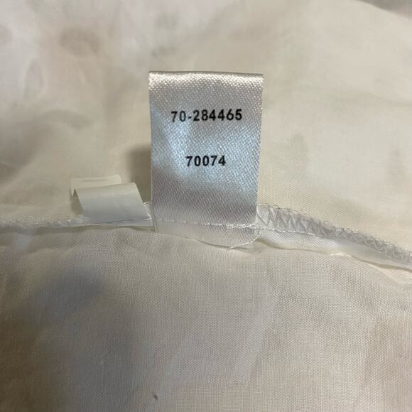 Loft Dress  Woman's 16P White Sleeveless Eyelet Lace with Liner  Side Zip - Picture 10 of 11